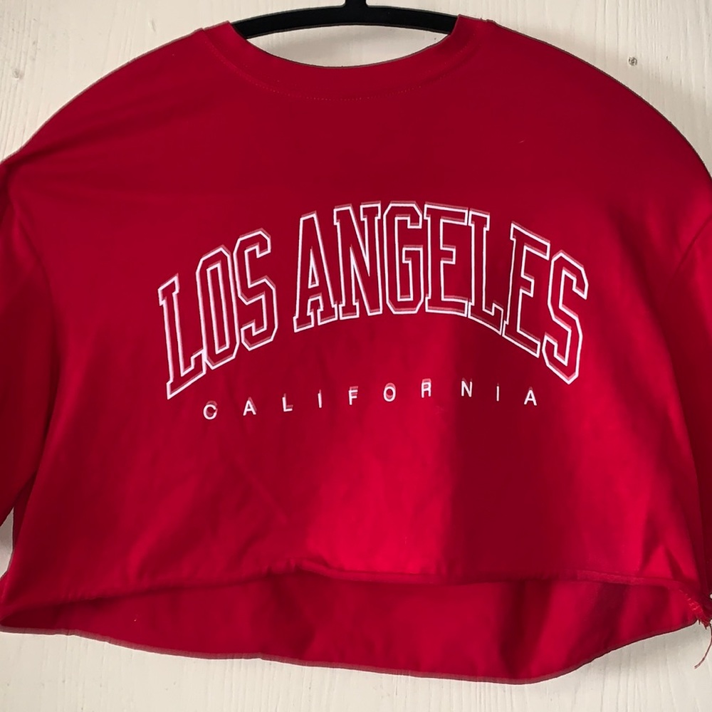 Los Angeles crop top